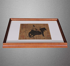 常德市书画装裱配框服务案例